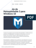 Installing Metasploitable 3 For Windows 10