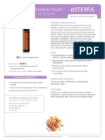 Doterra Frankincense Touch Essential Oil Blend PDF