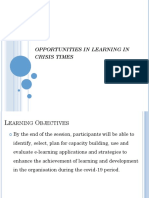 Opportunities in Learning in Crisis Times PDF