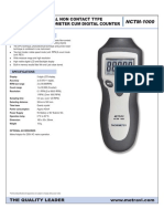 Metravi: Digital Non Contact Type Tachometer Cum Digital Counter