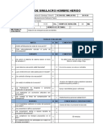 Formato de Informe de Simulacro