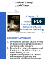 ch12-Decision Making, Learning, Knowledge Management, and Information Technology