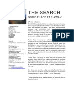 The Search - Some Place Far Away Press Release