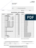 SuSD 2019-003 Electrical Data Sheet