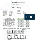 Parametros Diseño Floculador Alabama PDF