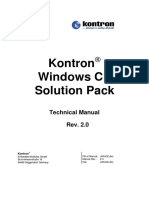 Kontron Windows CE Solution Pack: Technical Manual Rev. 2.0