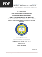 Mechanical Analysis On Locally Produced