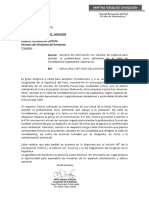 Oficio Al Ministro Del Ambiente para Atender Problemática Ambiental Del Valle de Condebamba (Cajamarca)