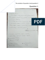 The Solution of Question 1and Question 2