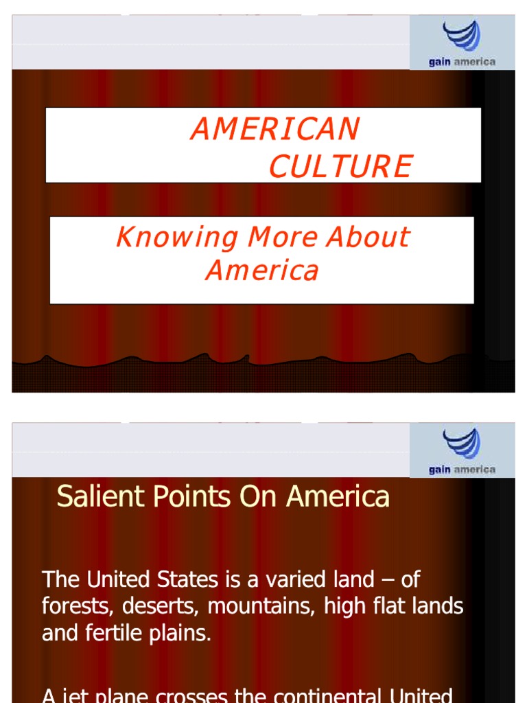 American Culture PDF Easter Capitalism