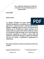 Acuerdo Afinia Doña Cartagena