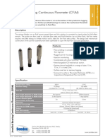 Jewelled Bearing Continuous Flowmeter (CFJM) : Description