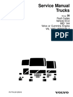 Service Manual Trucks: Fault Codes Vehicle ECU MID 144 Volvo or Cummins Engine VN, VHD Version 2