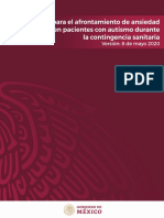 Estrategias para El Afrontamiento de Ansiedad en Pacientes Con Autismo Durante La Contingencia Sanitaria