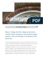 The History of Illinois College