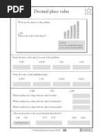 Decimal Place Value: © Dorling Kindersley Limited (2010)