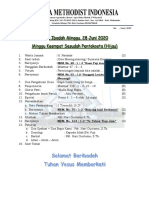 Draft - Tata Ibadah 28 Juni 2020 - Jam 10.00
