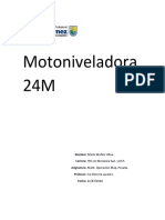 Motoniveladora 140K Trabajo