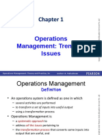 Operations Management: Trends & Issues: Author: B. Mahadevan Operations Management: Theory and Practice, 3e