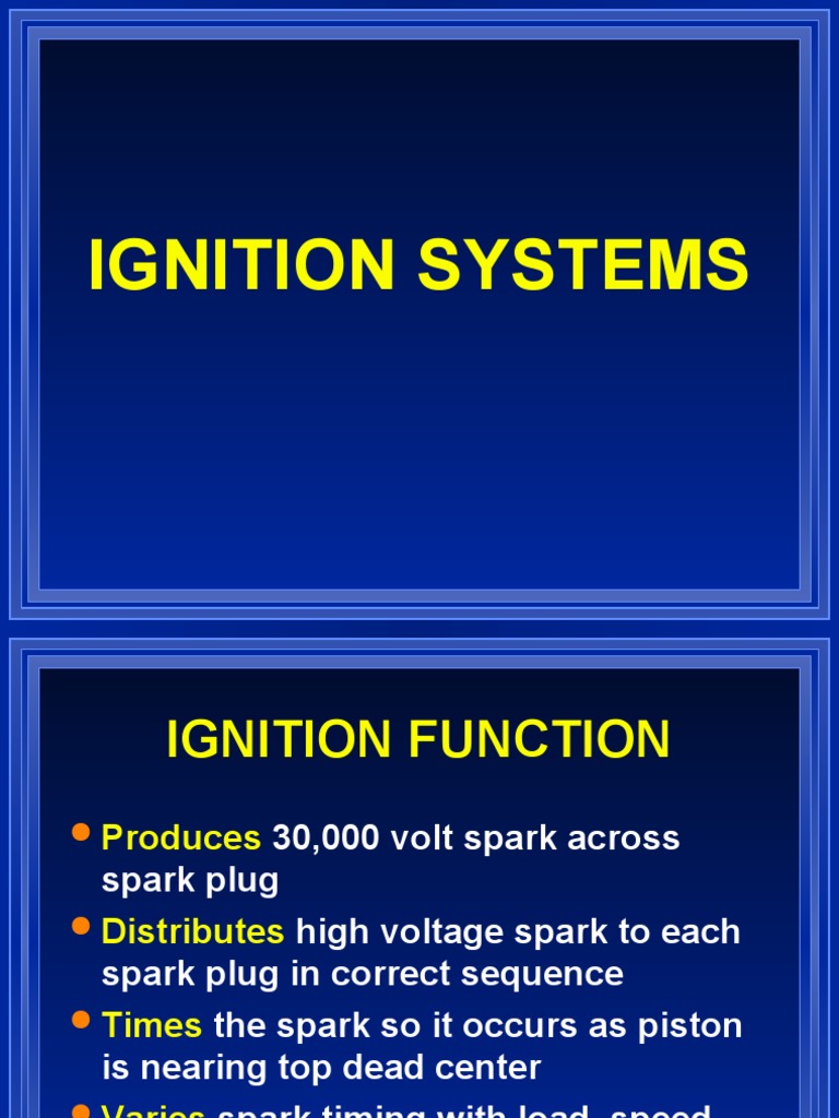 EPC 4 Ignition Systems PDF Ignition System Distributor