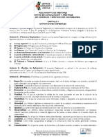 Reglamento de Arbitraje Cámara Comercio Cochabamba