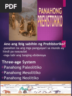 Panahong Prehistoriko