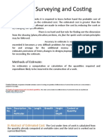 Quantity Surveying and Costing