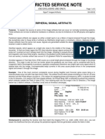 Restricted Service Note: Peripheral Signal Artifacts