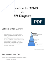 Introduction To DBMS & ER-Diagram: Rishu Gupta & Manish Srivastava