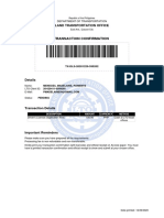 Land Transportation Office: Transaction Confirmation