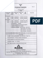 Fusion Towers Cost Sheet.