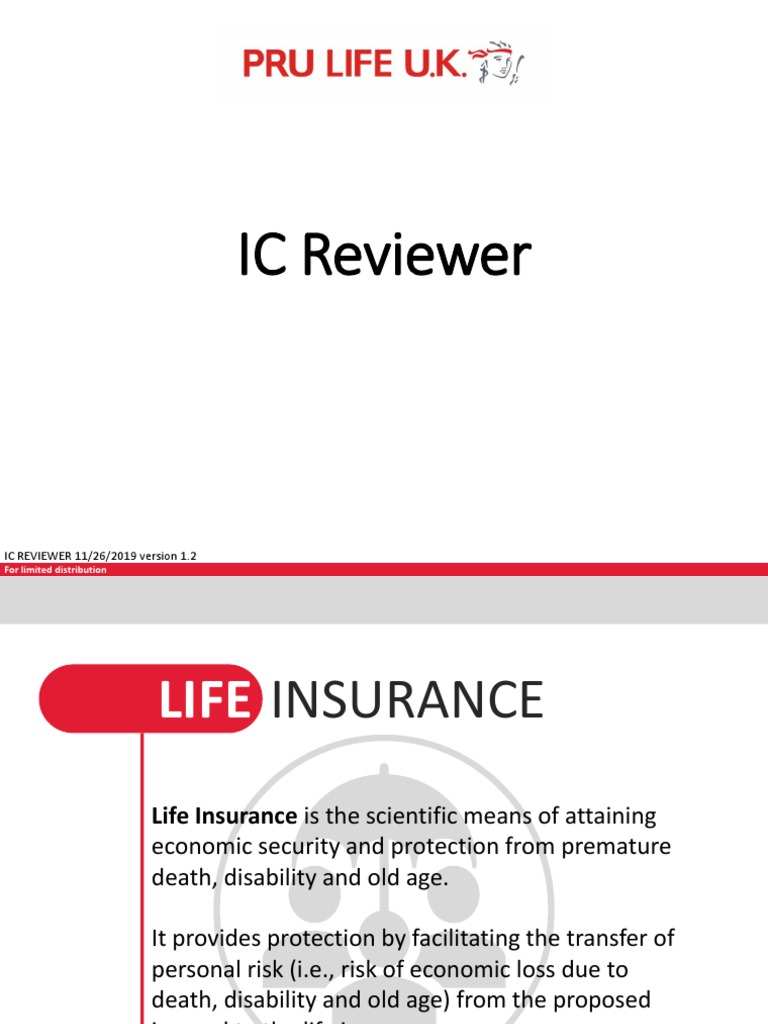 IC Reviewer v2 - 191126 PDF | PDF | Life Insurance | Assignment (Law)