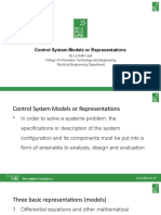 Control System Models or Representations