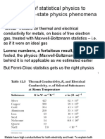 Fermi Dirac Statistics in Solids