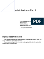 Cis185 BSCI Lecture7 IGP Redistribution Part1