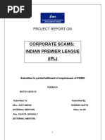 Download PROJECT REPORT ON ipl by gupta006 SN49020104 doc pdf