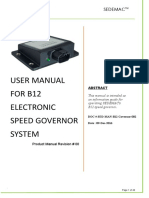 b12 User Manual For b12 Governor PDF