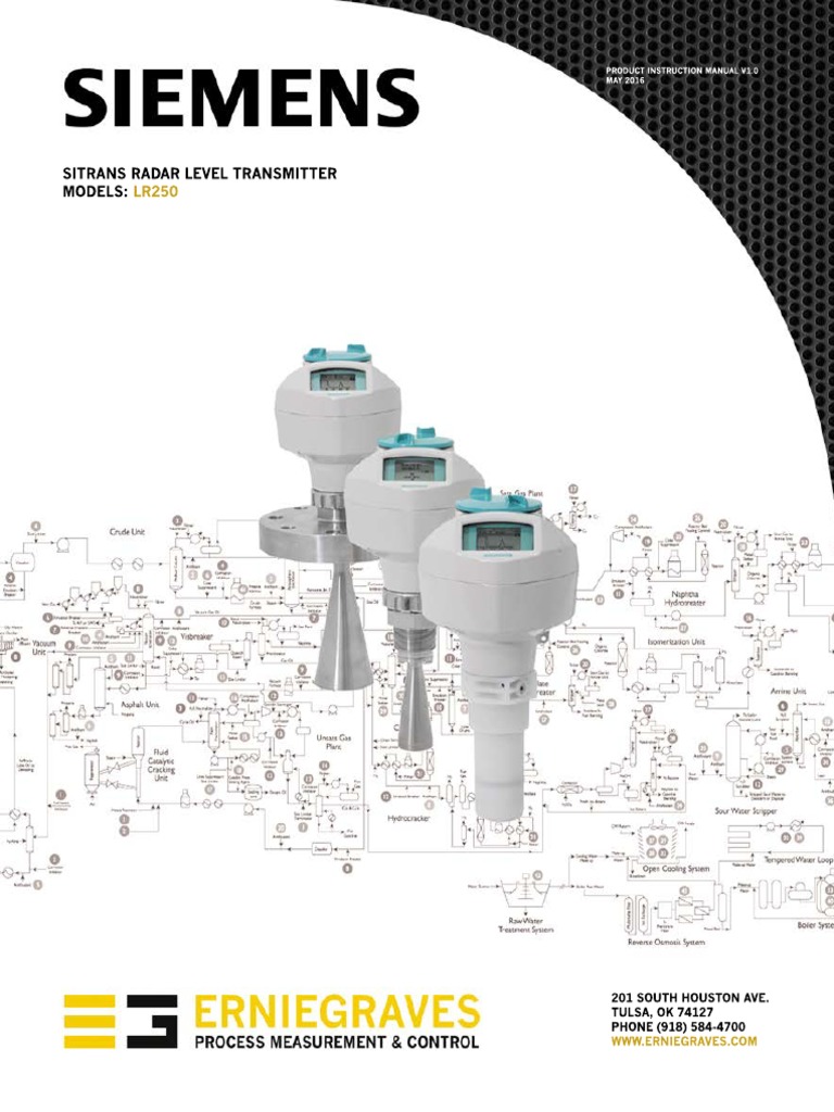 Sitrans LR250 Radar Transmitter Instruction Manual | PDF ...