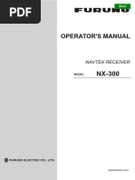 Operator'S Manual: Navtex Receiver