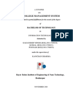 College Management System: Bachelor of Technology