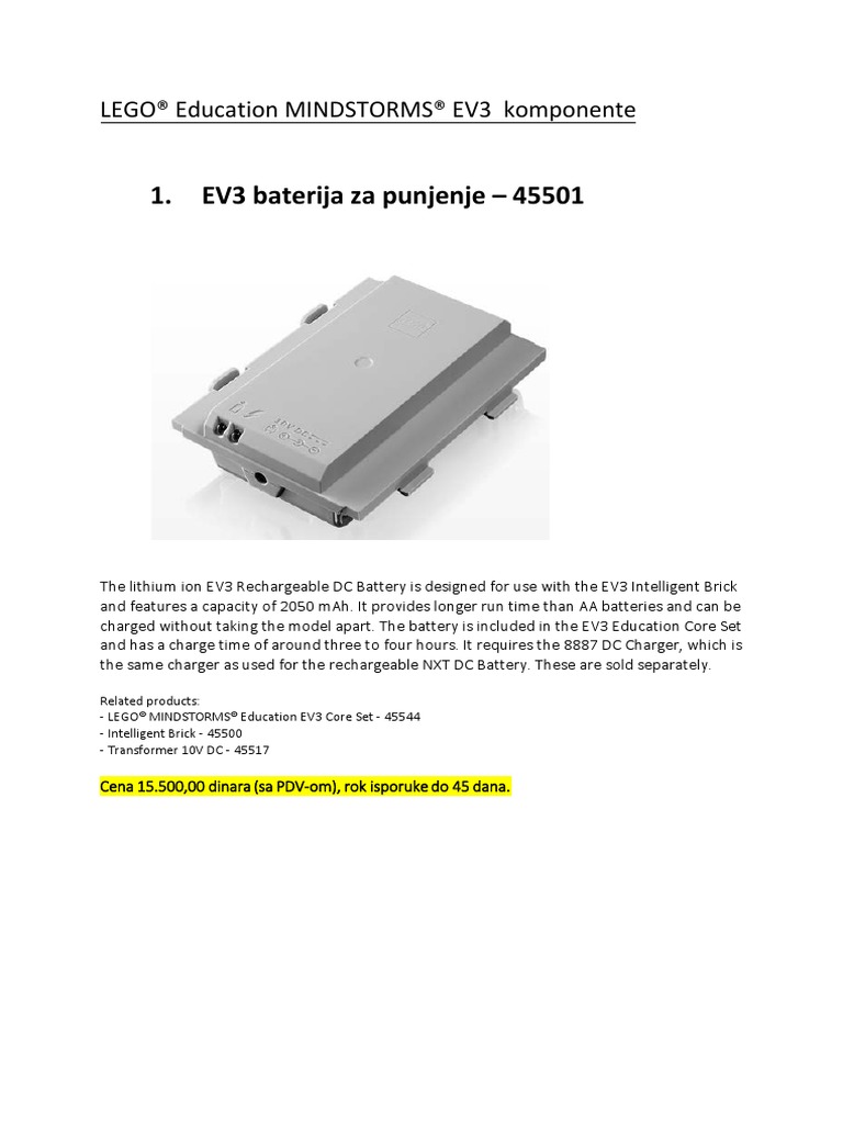 EV3 Comp PDF | PDF | Computer Engineering | Manufactured Goods
