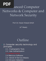 Advanced Computer Networks & Computer and Network Security: Prof. Dr. Hasan Hüseyin BALIK (4 Week)