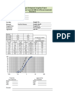 Construction of Main Canal and Associated Structures Sand Sample Analysis