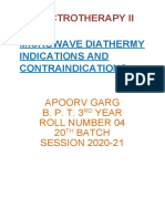Microwave Diathermy Assignment