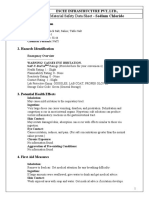 Material Safety Data Sheet - Sodium Chloride: Escee Infrastructure PVT, LTD.