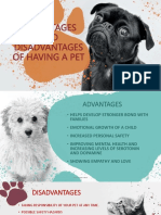 Advantages AND Disadvantages of Having A Pet