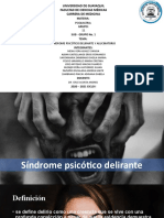 SX Psicotico Delirante y Alucinatorio