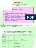 Internal Dan Eksternal Memory: Minggu 12