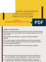 Physiologic Changes in Aging Affecting Various Systems