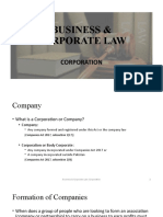 Business & Corporate Law: Corporation